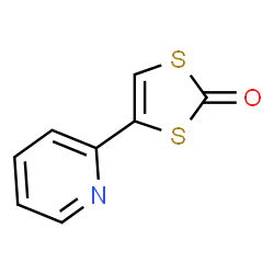 ChemSpider 2D Image | 4-(2-Pyridinyl)-1,3-dithiol-2-one | C8H5NOS2