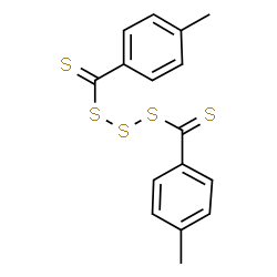ChemSpider 2D Image | 1,3-Trisulfanediylbis[(4-methylphenyl)methanethione] | C16H14S5