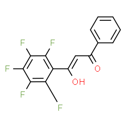 ChemSpider 2D Image | (2Z)-3-Hydroxy-3-(pentafluorophenyl)-1-phenyl-2-propen-1-one | C15H7F5O2