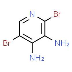 ChemSpider 2D Image | 2,5-Dibromo-3,4-pyridinediamine | C5H5Br2N3
