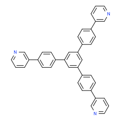 ChemSpider 2D Image | 1,3,5-Tri(p-pyrid-3-ylphenyl)benzene | C39H27N3