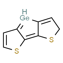 ChemSpider 2D Image | 2H-Thieno[2',3':4,5]germolo[3,2-b]thiophene | C8H6GeS2