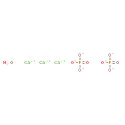 ChemSpider 2D Image | Calcium phosphate hydrate (3:2:1) | H2Ca3O9P2