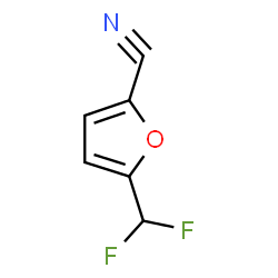 ChemSpider 2D Image | 5-(Difluoromethyl)-2-furonitrile | C6H3F2NO