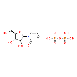 ChemSpider 2D Image | Diphosphoric acid - 1-(beta-D-ribofuranosyl)-2(1H)-pyrimidinone (1:1) | C9H16N2O12P2