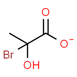 ChemSpider 2D Image | 2-Bromo-2-hydroxypropanoate | C3H4BrO3