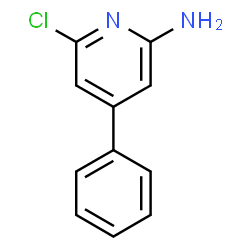 ChemSpider 2D Image | 6-Chloro-4-phenylpyridin-2-amine | C11H9ClN2