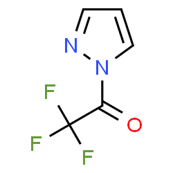 ChemSpider 2D Image | 2,2,2-Trifluoro-1-(1H-pyrazol-1-yl)ethanone | C5H3F3N2O