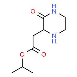 ChemSpider 2D Image | Isopropyl (3-oxo-2-piperazinyl)acetate | C9H16N2O3