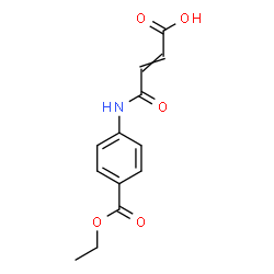 ChemSpider 2D Image | 4-{[4-(Ethoxycarbonyl)phenyl]amino}-4-oxo-2-butenoic acid | C13H13NO5