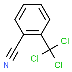 ChemSpider 2D Image | 2-(Trichloromethyl)benzonitrile | C8H4Cl3N