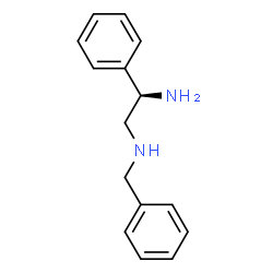 ChemSpider 2D Image | (1R)-N~2~-Benzyl-1-phenyl-1,2-ethanediamine | C15H18N2