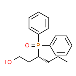 ChemSpider 2D Image | (3R)-3-(Diphenylphosphoryl)-1-hexanol | C18H23O2P