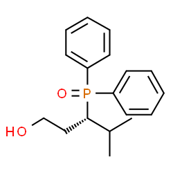ChemSpider 2D Image | (3S)-3-(Diphenylphosphoryl)-4-methyl-1-pentanol | C18H23O2P
