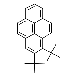 ChemSpider 2D Image | 1,2-Bis(2-methyl-2-propanyl)pyrene | C24H26