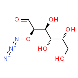 ChemSpider 2D Image | 2-O-Azido-D-galactose | C6H11N3O6