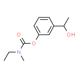 ChemSpider 2D Image | 3-(1-Hydroxyethyl)phenyl ethyl(methyl)carbamate | C12H17NO3