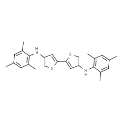 ChemSpider 2D Image | 2,2'-Bithiene-4,4'-diylbis(mesitylborane) | C26H28B2S2
