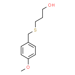 ChemSpider 2D Image | 3-[(4-Methoxybenzyl)sulfanyl]-1-propanol | C11H16O2S