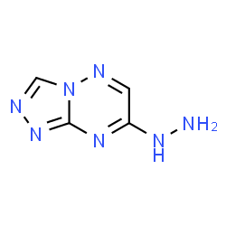 ChemSpider 2D Image | 7-Hydrazino[1,2,4]triazolo[4,3-b][1,2,4]triazine | C4H5N7
