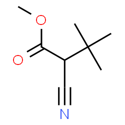 ChemSpider 2D Image | Methyl 2-cyano-3,3-dimethylbutanoate | C8H13NO2