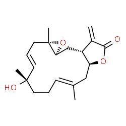 ChemSpider 2D Image | sarcocrassocolide K | C20H28O4