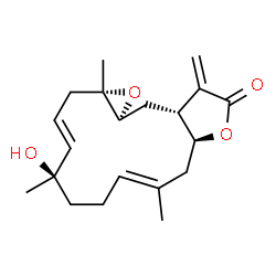 ChemSpider 2D Image | sarcocrassocolide L | C20H28O4