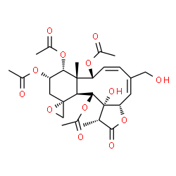 ChemSpider 2D Image | juncenolide B | C28H36O13