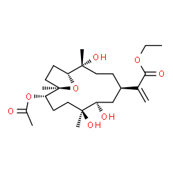 ChemSpider 2D Image | dendronpholide L | C24H40O8