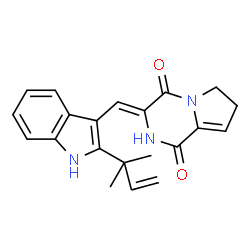 ChemSpider 2D Image | brevianamide K | C21H21N3O2