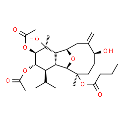 ChemSpider 2D Image | klysimplexin N | C28H44O9