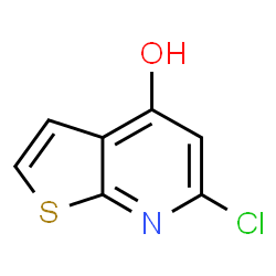 ChemSpider 2D Image | 6-Chlorothieno[2,3-b]pyridin-4-ol | C7H4ClNOS