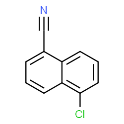 ChemSpider 2D Image | 5-Chloro-1-naphthonitrile | C11H6ClN