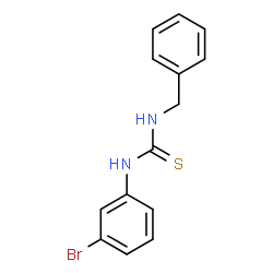 ChemSpider 2D Image | 1-Benzyl-3-(3-bromophenyl)thiourea | C14H13BrN2S