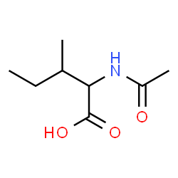 ChemSpider 2D Image | N-Acetyl-DL-alloisoleucine | C8H15NO3