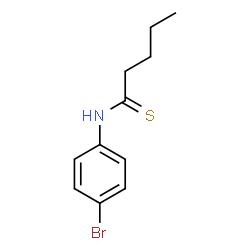 ChemSpider 2D Image | N-(4-Bromophenyl)pentanethioamide | C11H14BrNS