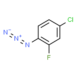 ChemSpider 2D Image | 1-Azido-4-chloro-2-fluorobenzene | C6H3ClFN3