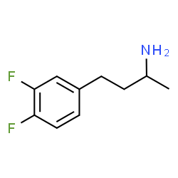 ChemSpider 2D Image | 4-(3,4-Difluorophenyl)-2-butanamine | C10H13F2N