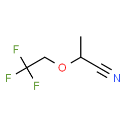 ChemSpider 2D Image | 2-(2,2,2-Trifluoroethoxy)propanenitrile | C5H6F3NO