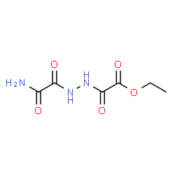 ChemSpider 2D Image | Ethyl {2-[amino(oxo)acetyl]hydrazino}(oxo)acetate | C6H9N3O5