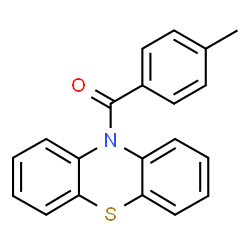 ChemSpider 2D Image | (4-methylphenyl)-(10-phenothiazinyl)methanone | C20H15NOS