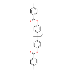 ChemSpider 2D Image | 2,2-Butanediyldi-4,1-phenylene bis(4-methylbenzoate) | C32H30O4
