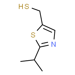 ChemSpider 2D Image | (2-Isopropyl-1,3-thiazol-5-yl)methanethiol | C7H11NS2