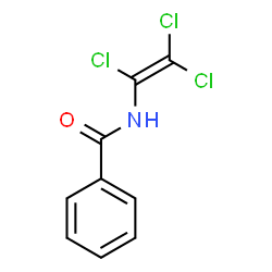 ChemSpider 2D Image | N-(Trichlorovinyl)benzamide | C9H6Cl3NO