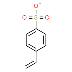 ChemSpider 2D Image | 4-styrene sulfonate | C8H7O3S