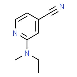 ChemSpider 2D Image | 2-(ethyl(methyl)amino)isonicotinonitrile | C9H11N3