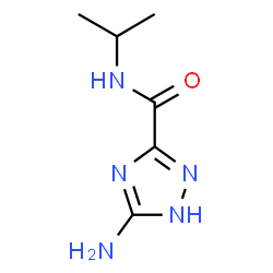 ChemSpider 2D Image | 3-Amino-N-isopropyl-1H-1,2,4-triazole-5-carboxamide | C6H11N5O