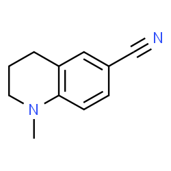ChemSpider 2D Image | 1-Methyl-1,2,3,4-tetrahydro-6-quinolinecarbonitrile | C11H12N2