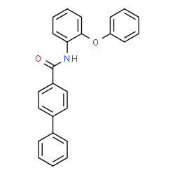 ChemSpider 2D Image | N-(2-Phenoxyphenyl)-4-biphenylcarboxamide | C25H19NO2
