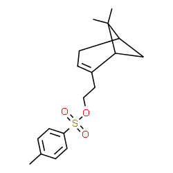 ChemSpider 2D Image | 2-(6,6-Dimethylbicyclo[3.1.1]hept-2-en-2-yl)ethyl 4-methylbenzenesulfonate | C18H24O3S